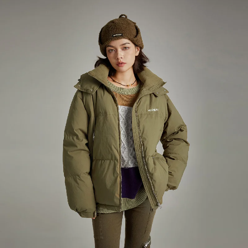 Energy Plan Hooded Loose Padded Jacket