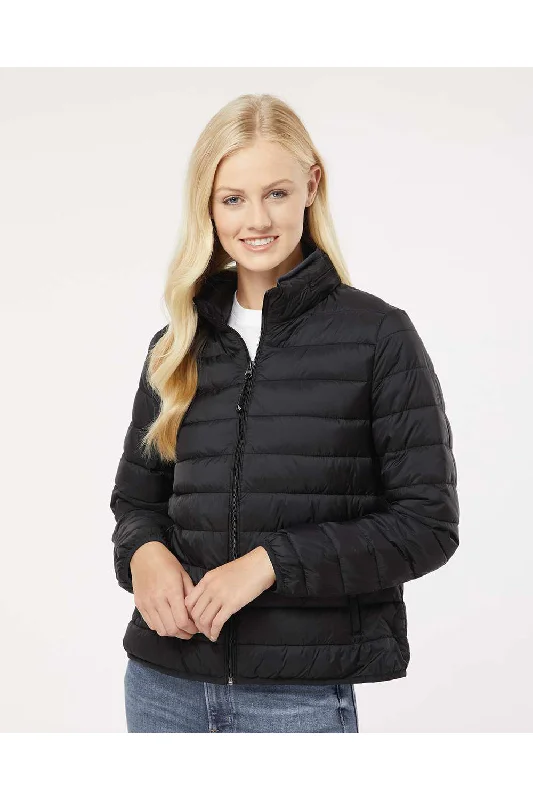 Fresh And Elegant Weatherproof Womens PillowPac Wind & Water Resistant Full Zip Puffer Jacket - Black Fresh And Elegant Weatherproof Womens PillowPac Wind & Water Resistant Full Zip Puffer Jacket - Black