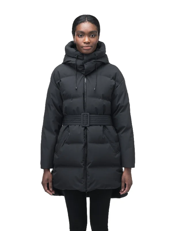 Fashionable Ease Ida Women's Mid Length Parka