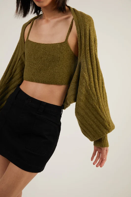 Easy Fashion CROPPED SWEATER TANK