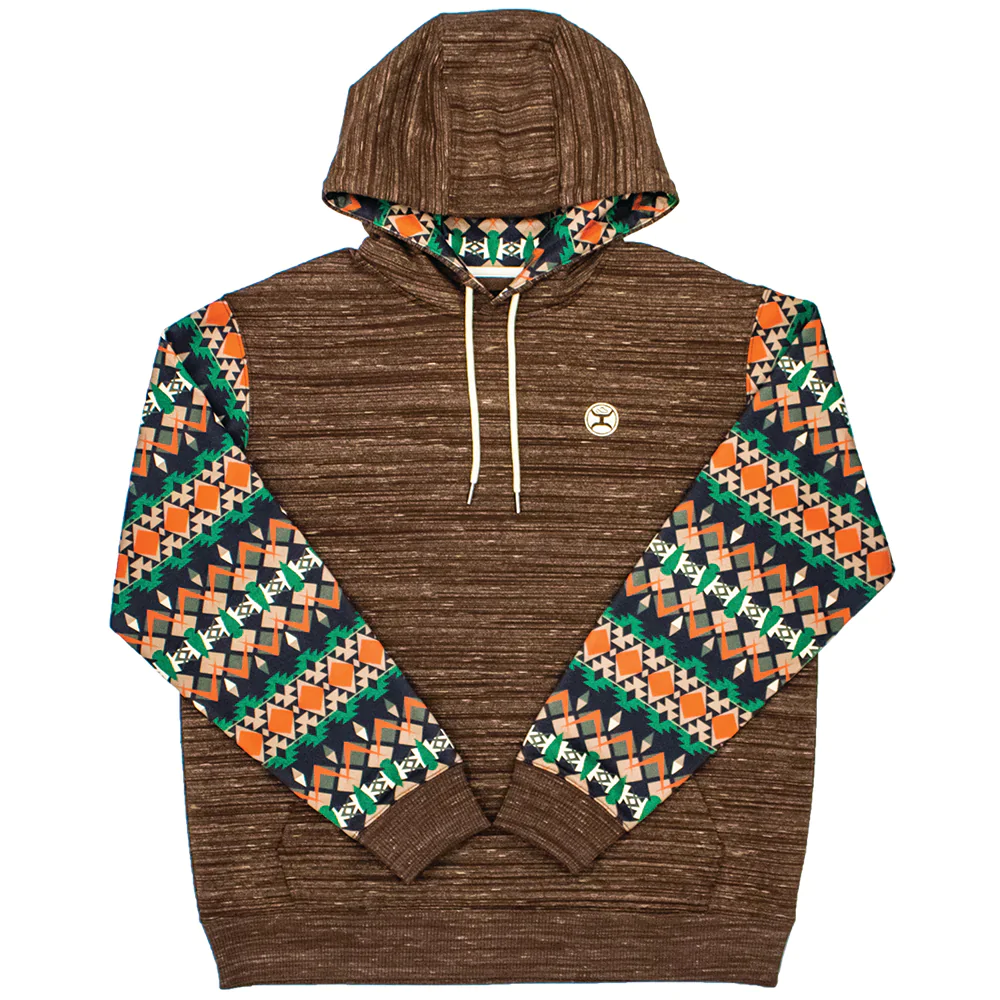 Classic Series Children's Hooey Brown Aztec Hoodie #HH1192BR-Y