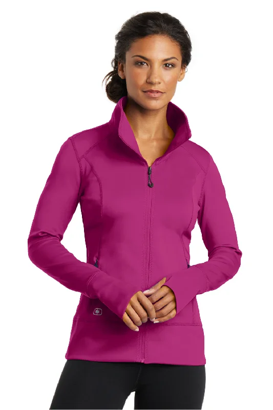 Embroidery Design Ogio Womens Endurance Fulcrum Full Zip Jacket - Flush Pink