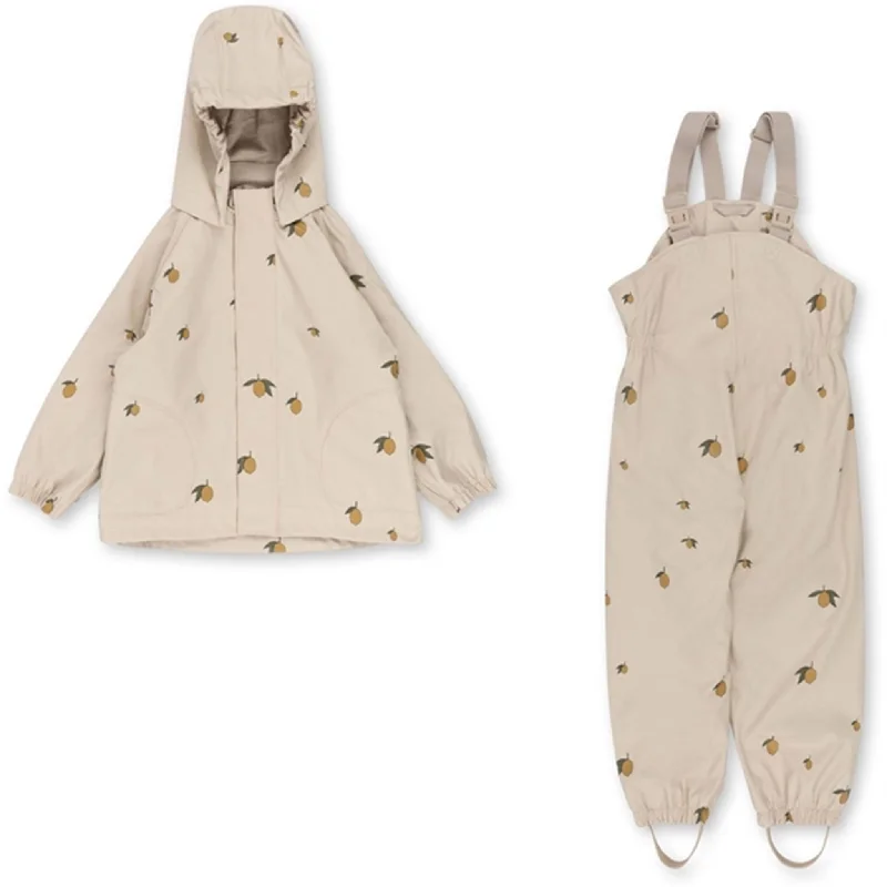 Casual Choice Konges Sløjd Lemon Rainy Palme Rain Set