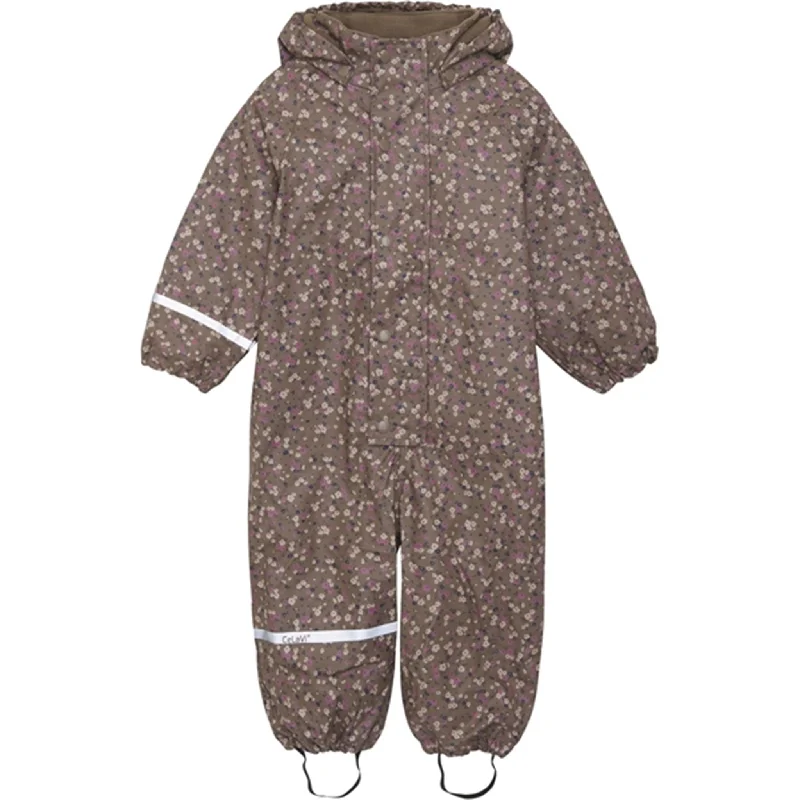 Easygoing Fashion CeLaVi Rainwear Suit w. Fleece Coffee Quartz