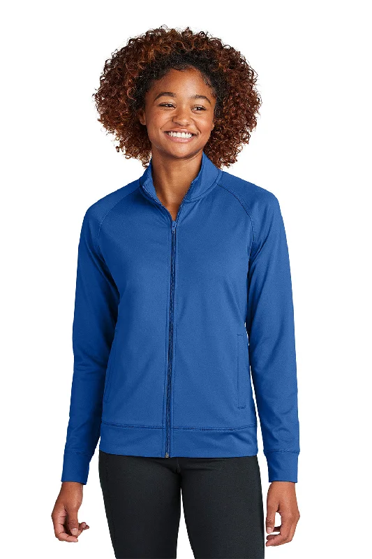 Cozy Chic Sport-Tek Womens Sport-Wick Moisture Wicking Full Zip Cadet Jacket - True Royal Blue - New Cozy Chic Sport-Tek Womens Sport-Wick Moisture Wicking Full Zip Cadet Jacket - True Royal Blue - New