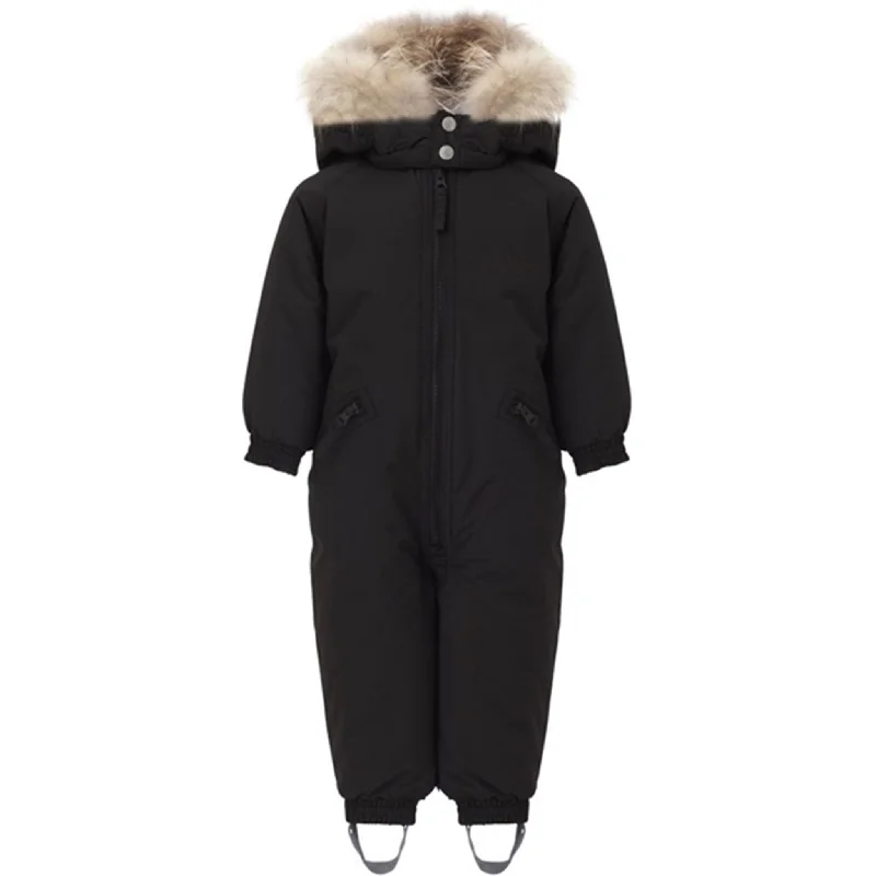 Free And Comfortable Ver de Terre Winthersuit w. Fur Black