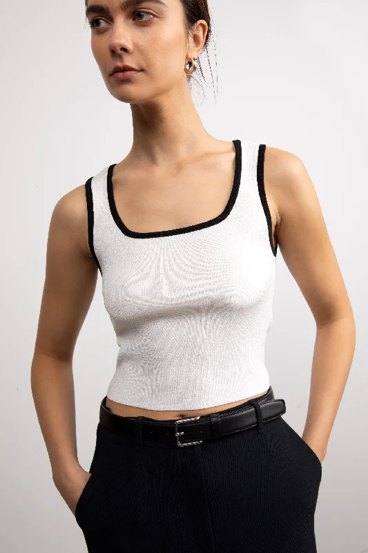 Minimal Comfort CROPPED SWEATER TANK
