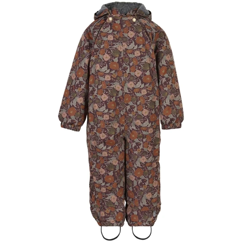 High-quality fabrics Mikk-Line Baby Snowsuit Decadent Chocolate