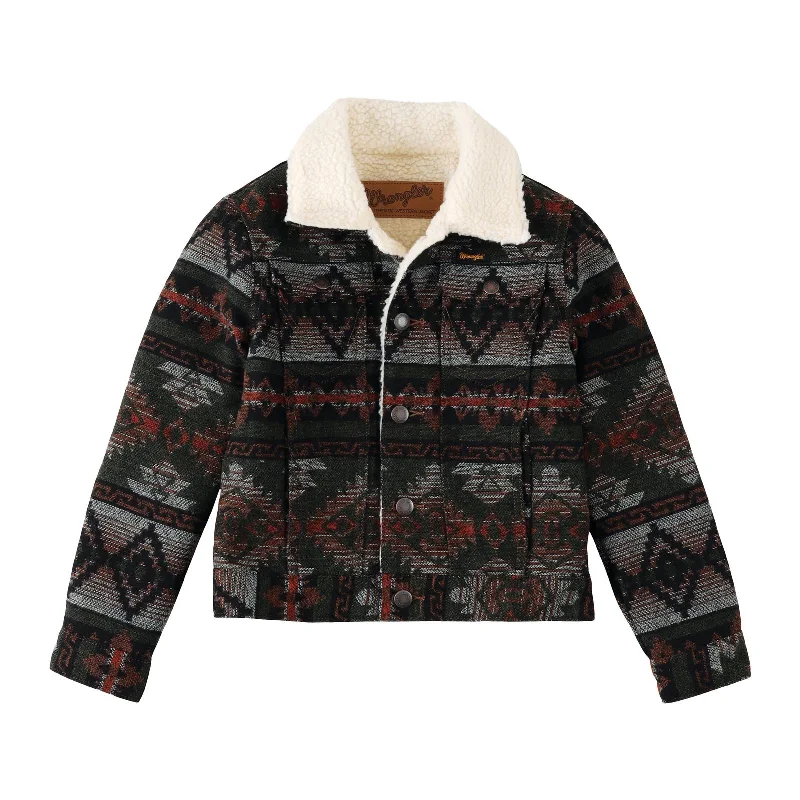 Advanced Customization Boy's Wrangler Sherpa Lined Jacquard Jacket #112335716