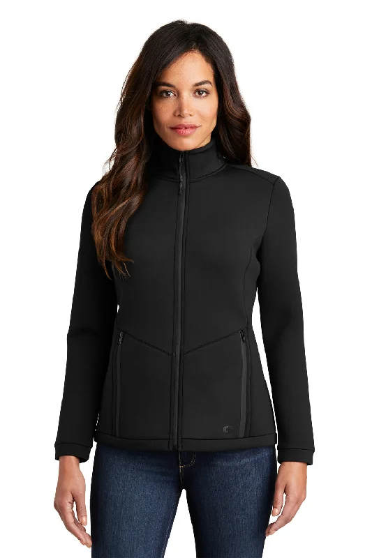 Comfortable Fashion Ogio Womens Axis Full Zip Jacket - Blacktop - Closeout