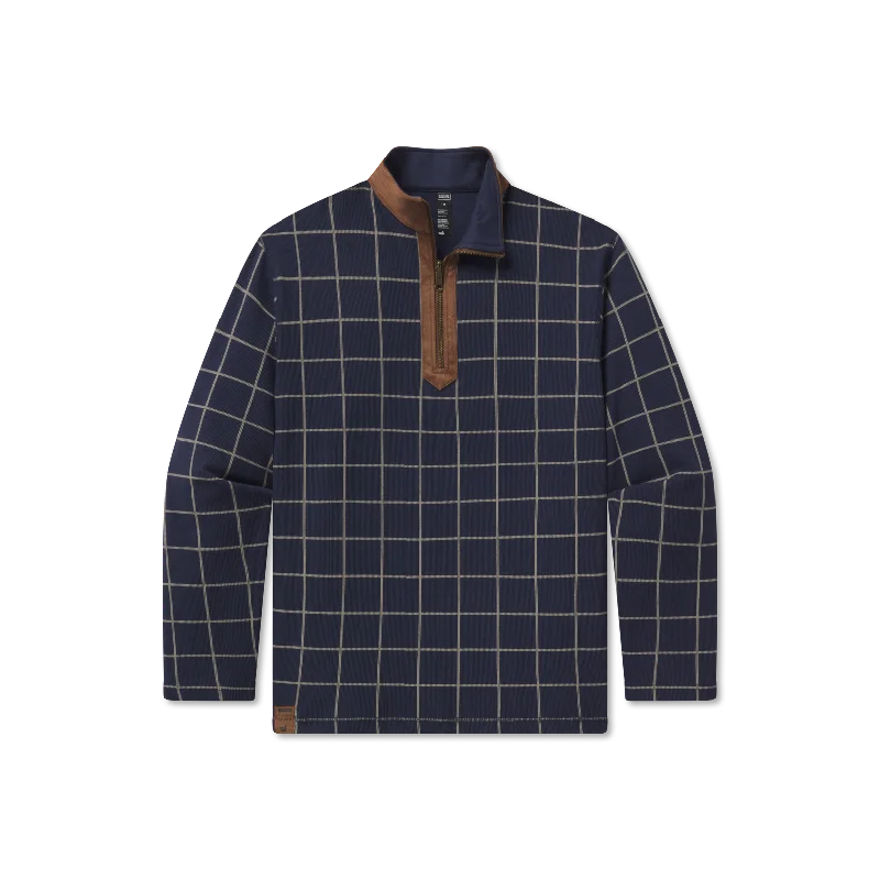 Elegant And Lazy Platte Windowpane Pullover