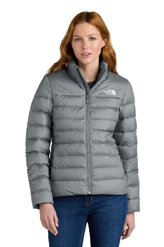 Easy Fashion The North Face Womens Down Hybrid Water Resistant Full Zip Jacket - Heather Medium Grey - New Easy Fashion The North Face Womens Down Hybrid Water Resistant Full Zip Jacket - Heather Medium Grey - New