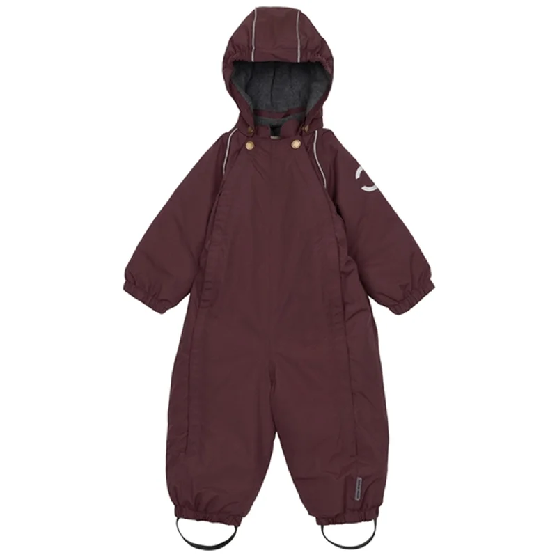 Multifunctional Style Mikk-Line Snow Suit Solid Huckleberry