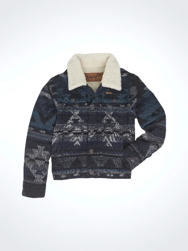 Minimal Style Boy's Wrangler Sherpa Lined Jacket #112352873
