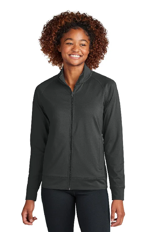 Comfy Chic Sport-Tek Womens Sport-Wick Moisture Wicking Full Zip Cadet Jacket - Charcoal Grey - New Comfy Chic Sport-Tek Womens Sport-Wick Moisture Wicking Full Zip Cadet Jacket - Charcoal Grey - New