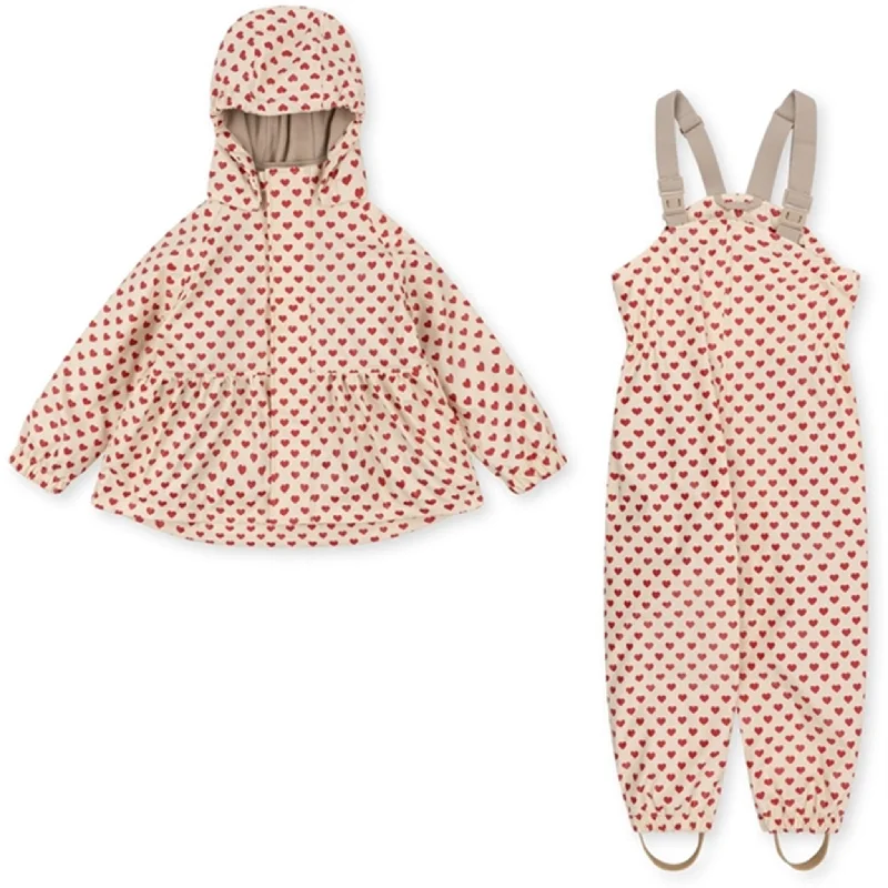 Soft Wear Konges Sløjd Coeur Rouge Rainy Palme Set