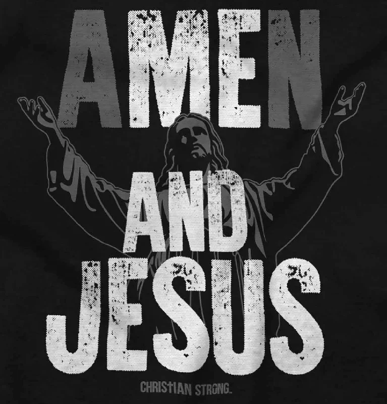 Elegant Series Me and Jesus Crop Top T Shirt