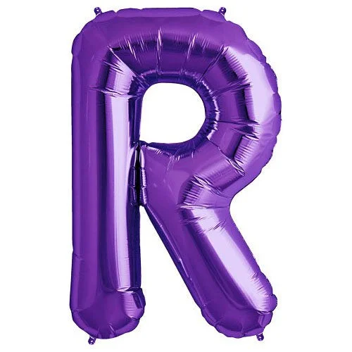 Easy Fashion 34 inch LETTER R - NORTHSTAR - PURPLE