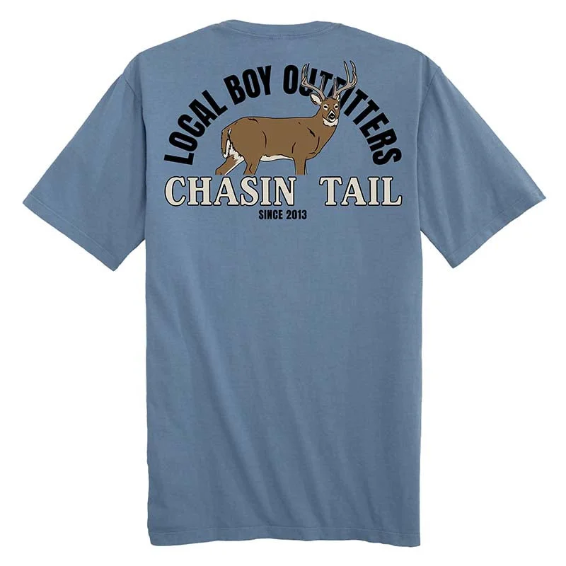 Fashion Concept Chasin' Tail Short Sleeve T-Shirt in Slate