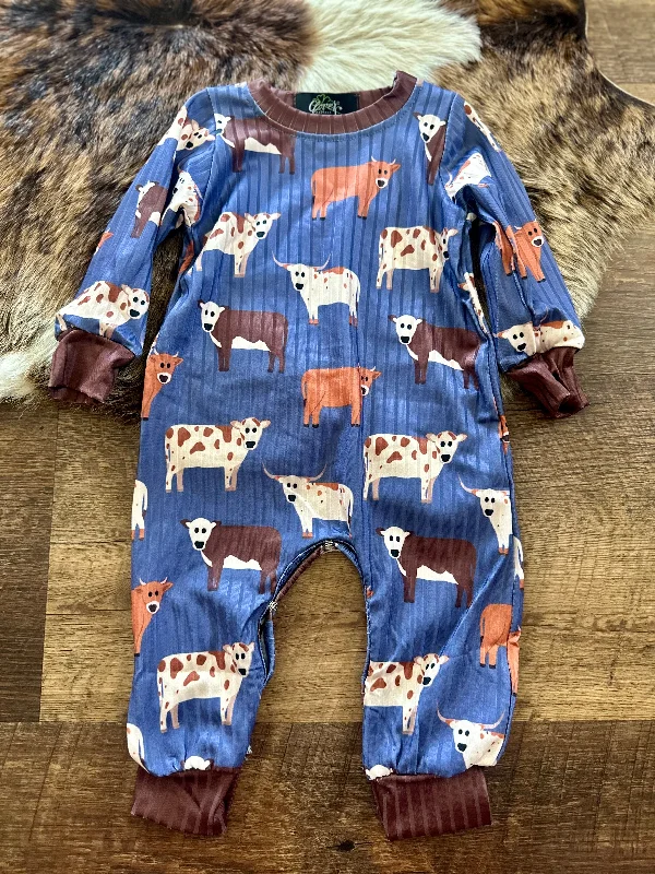 Trendy and versatile Boys Blue Steer Jumper