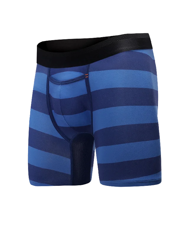 Classic Blue-Navy Broad Stripe