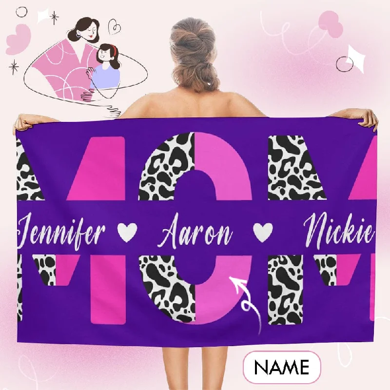 Comfortable Tops Custom Name Purple Beach Towel Quick-Dry, Super Absorbent, Non-Fading, Beach&Bath Personalized Mother's Day Surprise Gift Beach Towel Comfortable Tops Custom Name Purple Beach Towel Quick-Dry, Super Absorbent, Non-Fading, Beach&Bath Personalized Mother's Day Surprise Gift Beach Towel