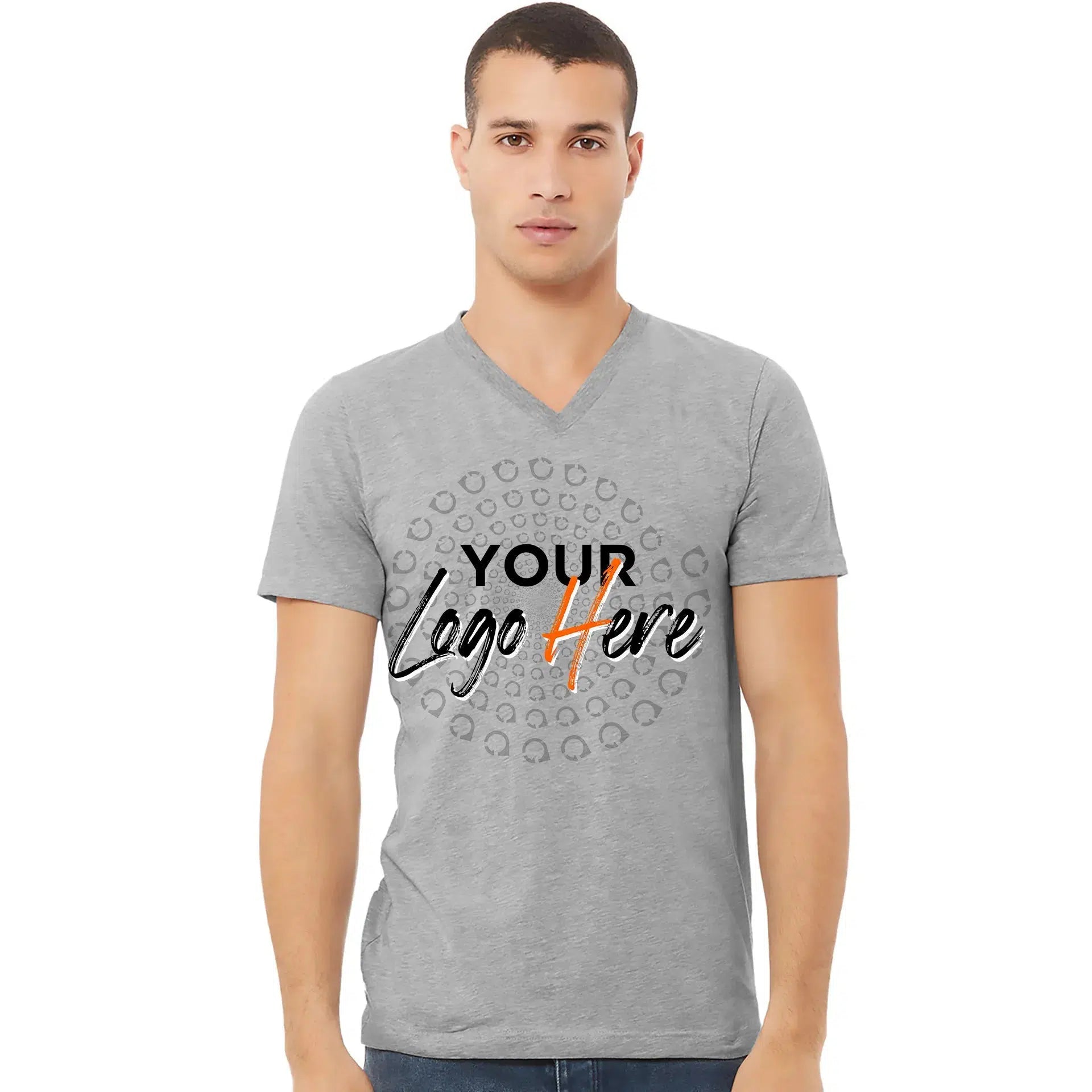 Breathable Design Custom Unisex V-Neck T-Shirt - Bella+Canvas 3005