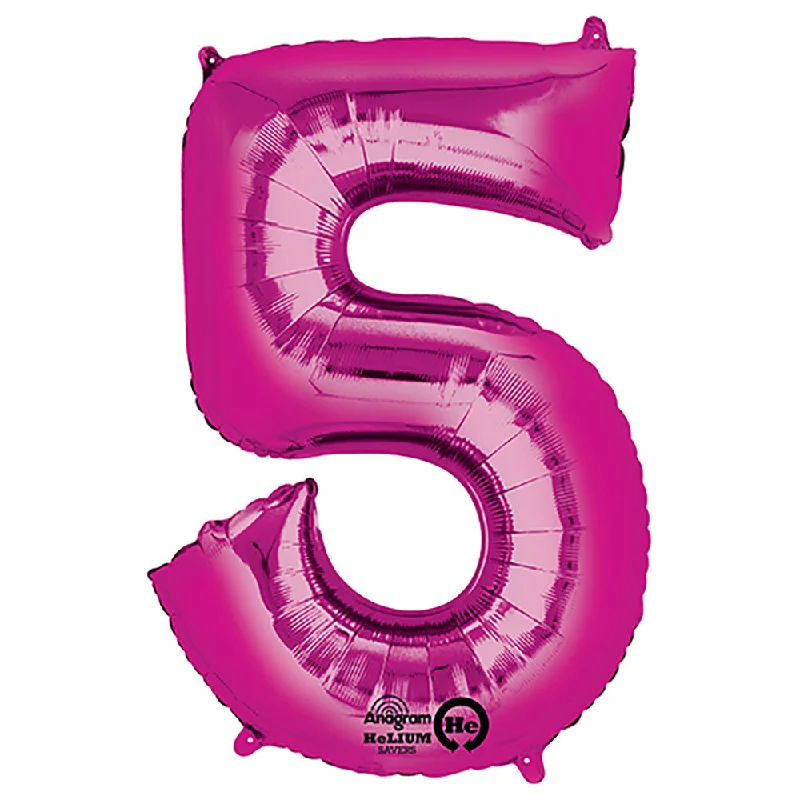 Bottom And Versatile 34 inch NUMBER 5 - ANAGRAM - PINK