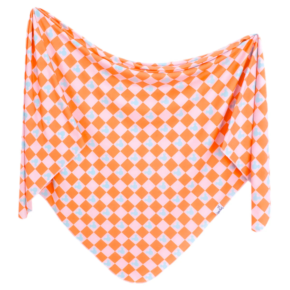 American Style Copper Pearl Swaddle | Mickey Mouse Checkered