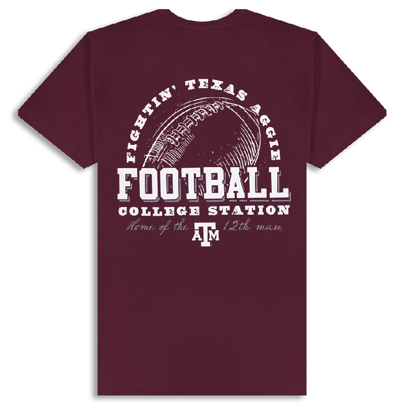 Design And Tailoring Texas A&M Football Home of 12th Man Maroon T-Shirt