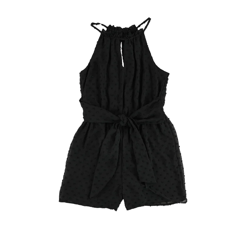 Warm and substantial Bar Iii Womens Dot Halter Romper Jumpsuit