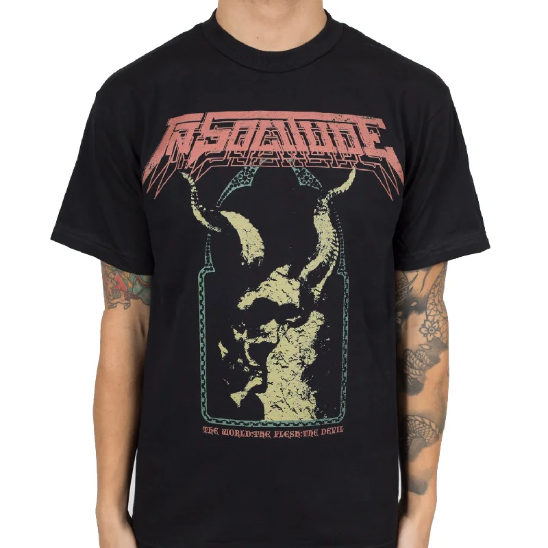 New Products In Solitude "The World The Flesh The Devil" T-Shirt