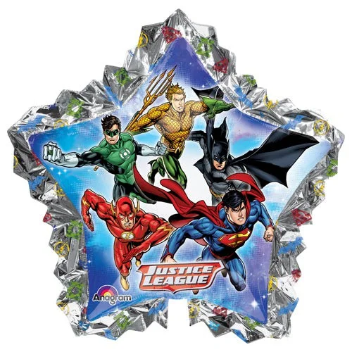 Lounge Chic 34 inch JUSTICE LEAGUE SHAPE SUPERSHAPE