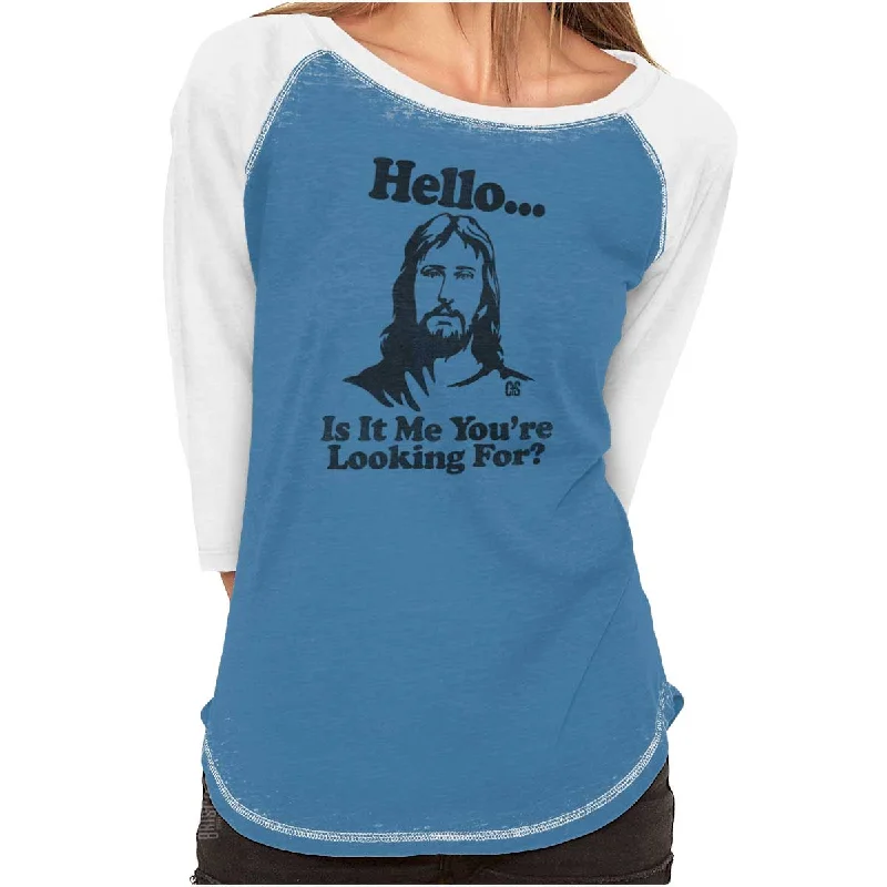 Fresh And Natural Jesus Richie Baseball Raglan T