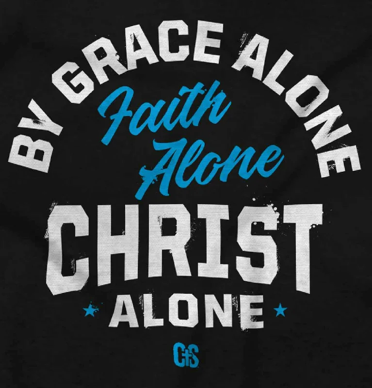 High-end Sense Grace Faith Christ Alone Ladies T Shirt