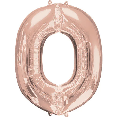Sports Express 34 inch LETTER O - ANAGRAM - ROSE GOLD
