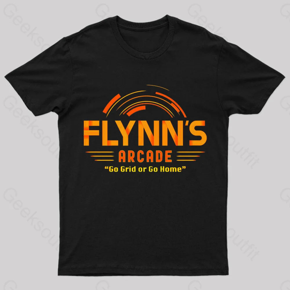 Skirt style Flynn's Arcade Go Grid or Go Home T-Shirt