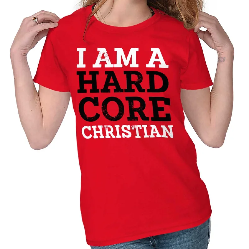 Comfortable And Casual Hardcore Christian Ladies T Shirt