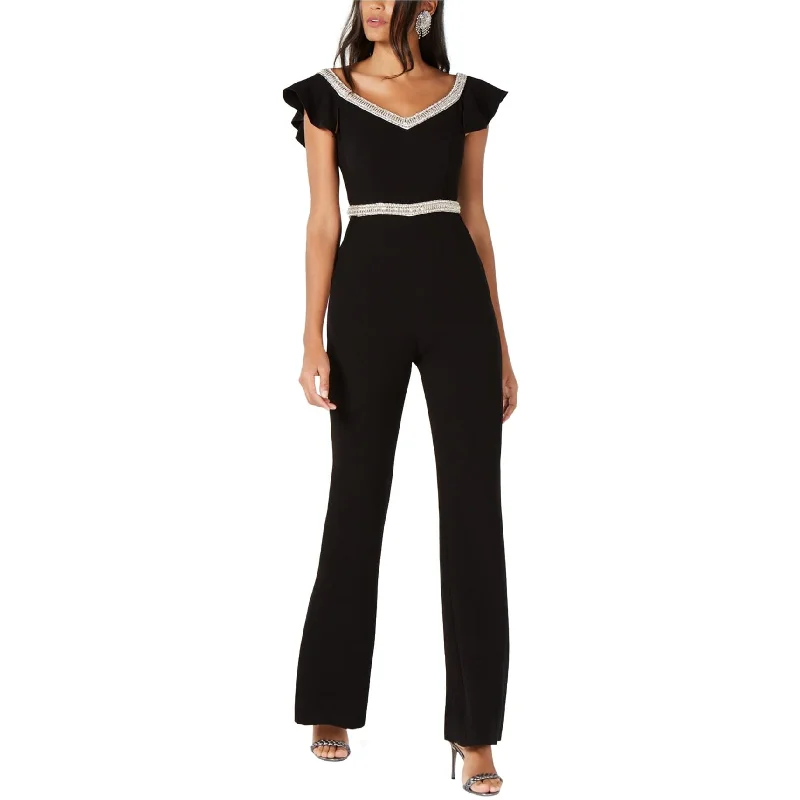 Fashion Style Rachel Zoe Womens Reeda Jumpsuit, Black, 8