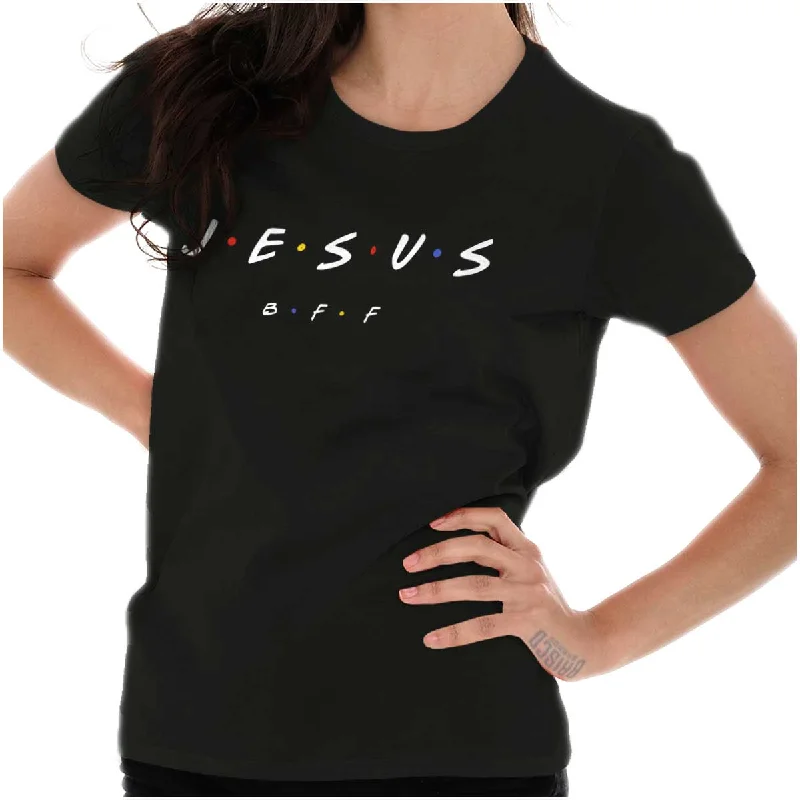 Luxury Temperament Jesus Christ BFF Ladies T Shirt