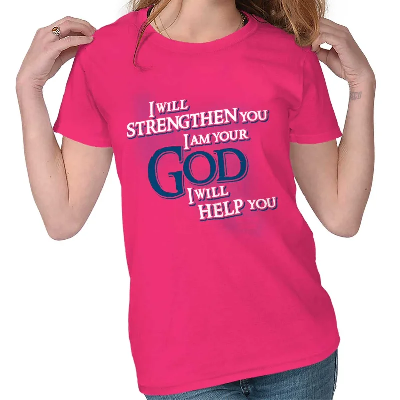 Unique Prints I Am Your God Ladies T Shirt