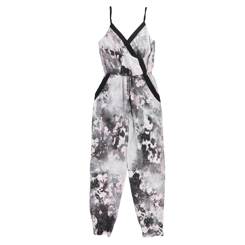 Stylish Comfort Bar Iii Womens Printed Jumpsuit