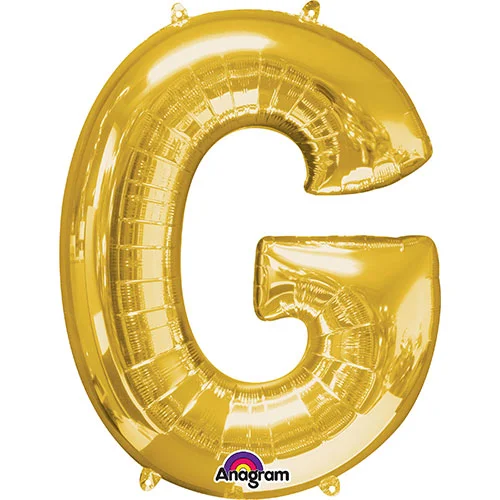 Warm Wear 34 inch LETTER G - ANAGRAM - GOLD
