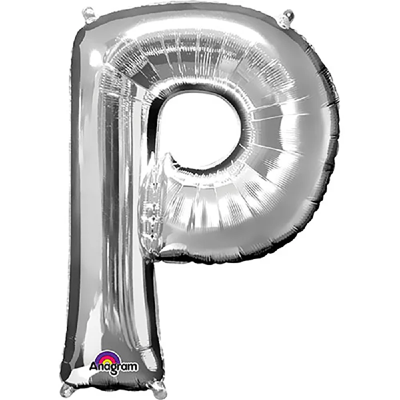 Sports suit style 34 inch LETTER P - ANAGRAM - SILVER