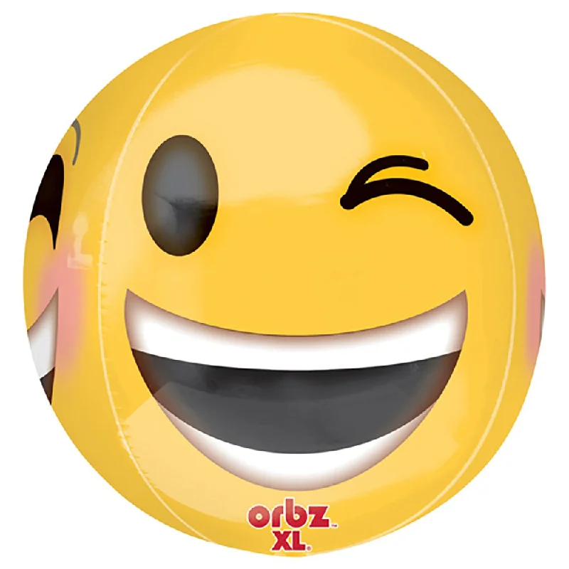 Soft Comfort 16 inch WINKING EMOTICONS ORBZ