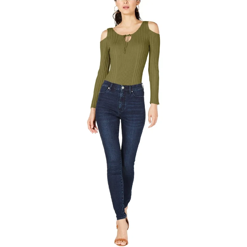 Mid-length Style Sage The Label Womens Ribbed Bodysuit Jumpsuit