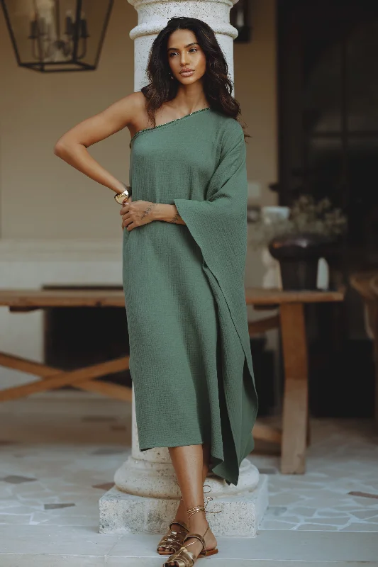 High-quality Design EVE KAFTAN - OLIVE