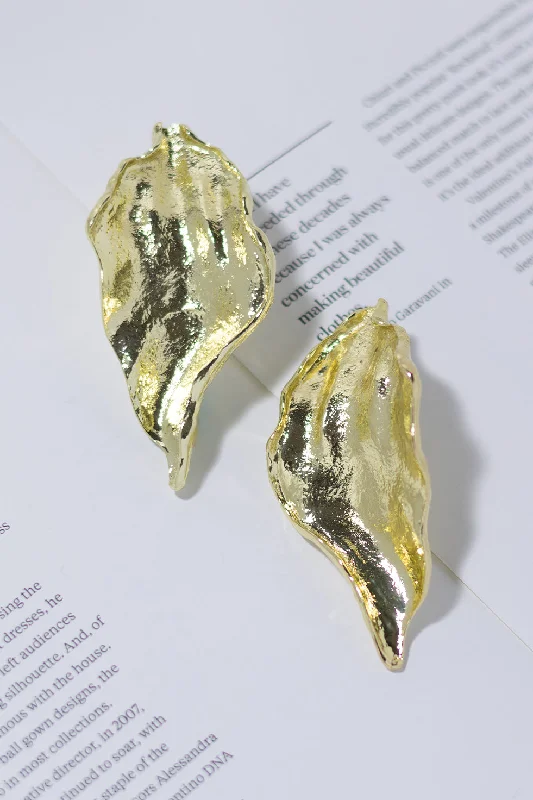 Dynamic Fashion MAXI LEAVES EARRINGS