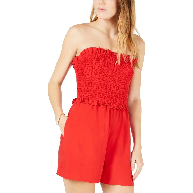 Exquisite Details Maison Jules Womens Smocked Romper Jumpsuit