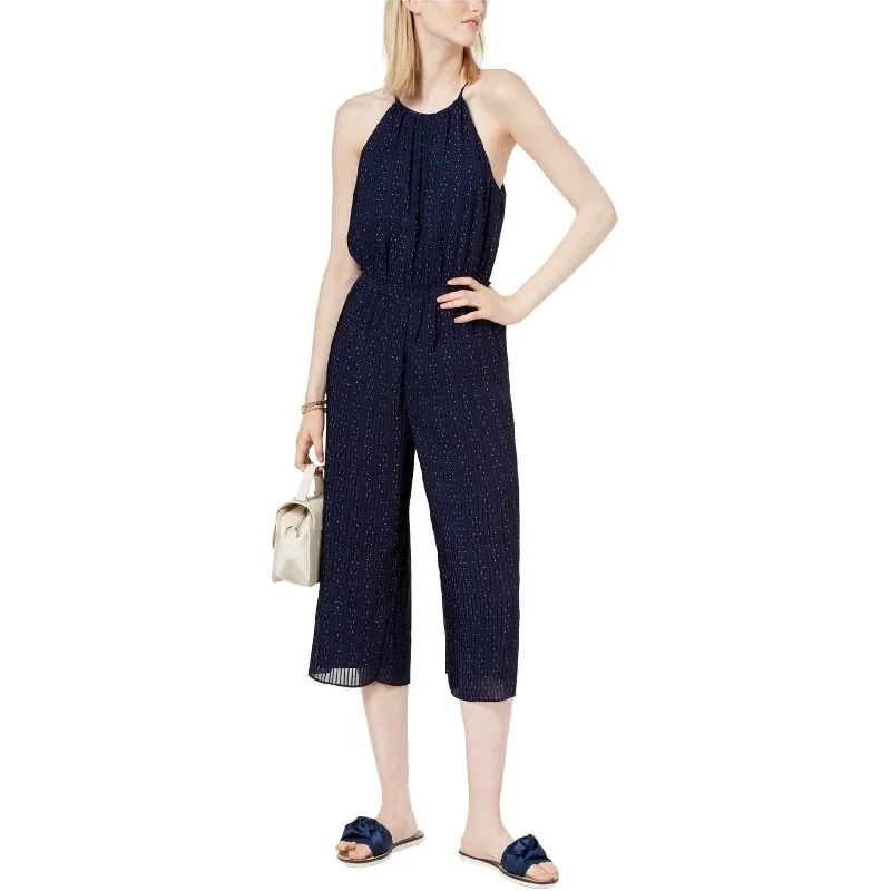 Comfy Chic maison Jules Womens Pleated Jumpsuit, Blue, 4